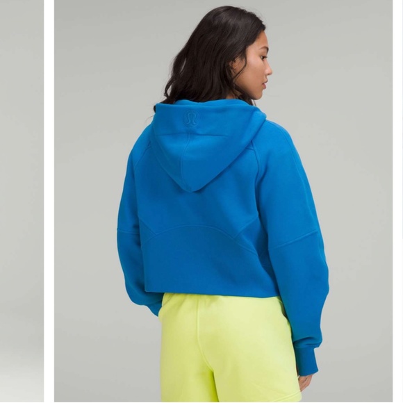 Lululemon Scuba Oversized Half-Zip Hoodie Poolside Blue Size XS Small - Picture 2 of 8